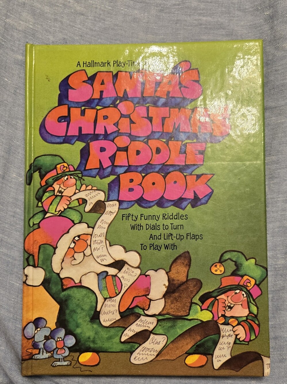Hallmark Santa's Christmas Riddle Book From The 70s